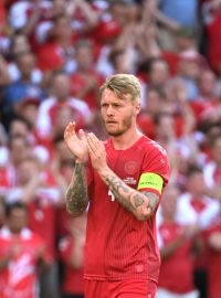 Dánský fotbalista Simon Kjaer