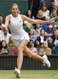 Karolína Plíšková ve finále Wimbledonu