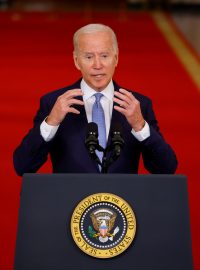 Americký prezident Joe Biden v úterý promluvil o evakuaci z Afghánistánu