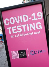 Testování na koronavirus v New Yorku
