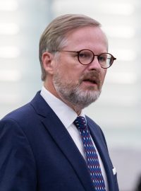 Petr Fiala (ODS) pronáší projev v Evropském parlamentu k zahájení českého předsednictví Radě Evropské unie