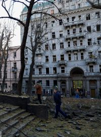 Kyjev po ranním útoku