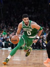 Jayson Tatum v zápase proti Golden State