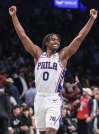 Nejproduktivnějším hráčem Philadelphie byl v zápase proti Brooklynu Tyrese Maxey