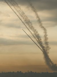 Raketa vypálená z Pásma Gazy