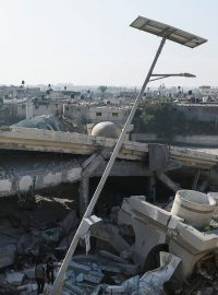 Následky útoku v Pásmu Gazy (ilustrační foto)