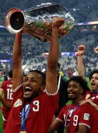 Fotbalisté Kataru slaví prvenství na mistrovství Asie