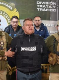 Bolivijský generál Juan José Zuñiga po jeho zatčení úřady za pokus o státní převrat v La Pazu