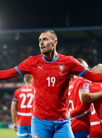 Tomáš Chorý v zápase proti Albánii dvakrát skóroval