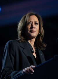 Demokratická kandidátka na prezidentku USA Kamala Harrisová