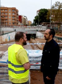 Město Aldaia ve Valencii se připravuje na nadcházející povodně