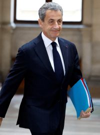 Bývalý francouzský prezident Nicolas Sarkozy u soudu v listopadu 2023