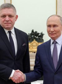 Robert Fico a Vladimir Putin