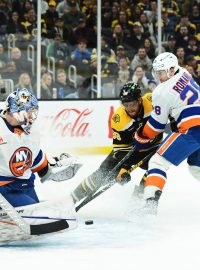 David Pastrňák vstřelil proti New York Islanders dvě branky