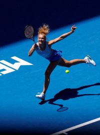 Kateřina Siniaková v zápase Australian Open