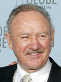 Americký herec Gene Hackman na udílení Zlatých glóbů v roce 2003