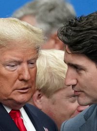 Donald Trump a Justin Trudeau (archivní foto)