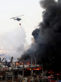 Pět týdnů po tragickém výbuchu Bejrút zachvátil další požár