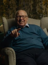 Bývalý švédský diplomat Hans Blix ve snímku Grety Stocklassy