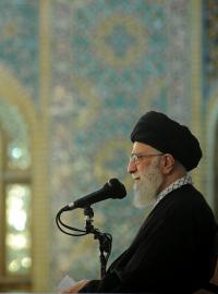 Nejvyšší íránský vůdce ajatolláh Alí Chameneí