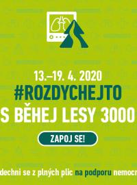 Výzva Běhej lesy má za cíl vybrat peníze na nákup plicních ventilátorů do 4 regionálních nemocnic