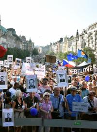 Demonstrace proti vládě v demisi Andreje Babiše