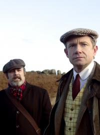 Andy Nyman a Martin Freeman ve filmu Ghost Stories