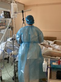 Na covidovém oddělení nemocnice ve Slaném leží asi 50 nakažených