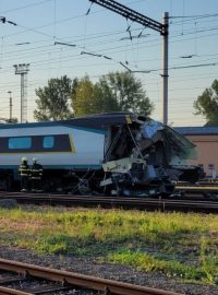 Pendolino se v Bohumíně srazilo s posunovací lokomotivou