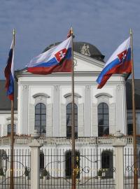 Sídlo slovenského prezidenta - Grasalkovičův palác v Bratislavě