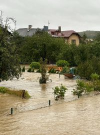 Voda v Krnově zaplavila velkou část města