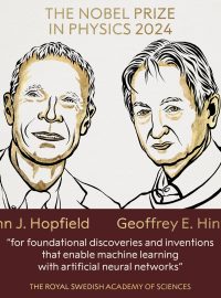 John Hopfield a Geoffrey Hinton