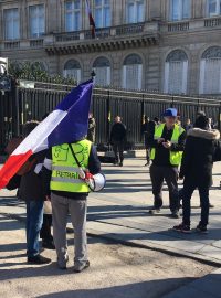 Demonstranti vyšli do ulic, aby oslavili tři měsíce od prvních protestů v listopadu.