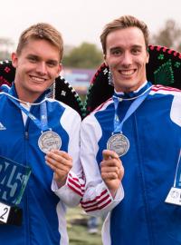 Martin Vlach a Jan Kuf, stříbrní medailisté z MS