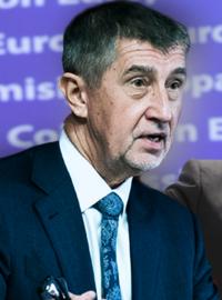 Andrej Babiš (ANO) a eurokomisař pro rozpočet Günther Oettinger. (koláž)