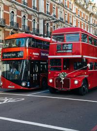 Červený londýnský Double Decker