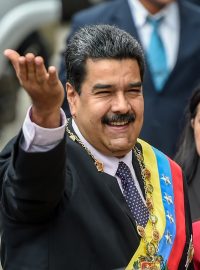 Venezuelský prezident Nicolas Maduro a jeho manželka Cilia Floresová.