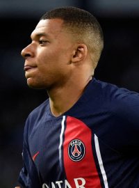 Kylian Mbappé během utkání PSG proti Clermontu