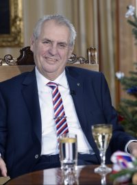 Prezident Miloš Zeman 26. prosince 2017