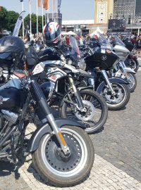 Oslavy 115. výročí značky motocyklů Harley-Davidson na holešovickém Výstavišti v Praze.