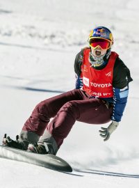 Eva Samková bezprostředně po vítězství na mistrovství světa.