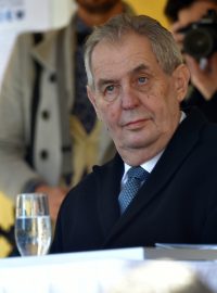 Český prezident Miloš Zeman v Karlovarském kraji