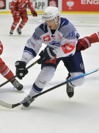 Utkání hokejové Ligy mistrů mezi Plzní a Lausanne