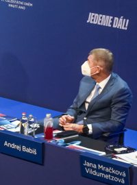 Předseda hnutí ANO Andrej Babiš a první místopředseda Karel Havlíček