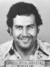 Pablo Escobar na snímku z roku 1977