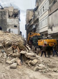 Katastrofa postihla i část Sýrie včetně města Aleppo