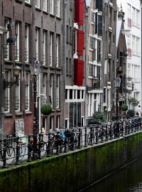 Amsterdam v době lockdownu, prosinec 2020