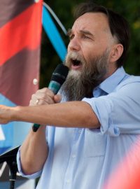 Alexandr Dugin na snímku z roku 2014