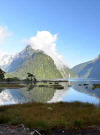 Fjord Milford Sound na Novém Zélandu