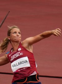 Irena Gillarová během olympiády v Tokiu